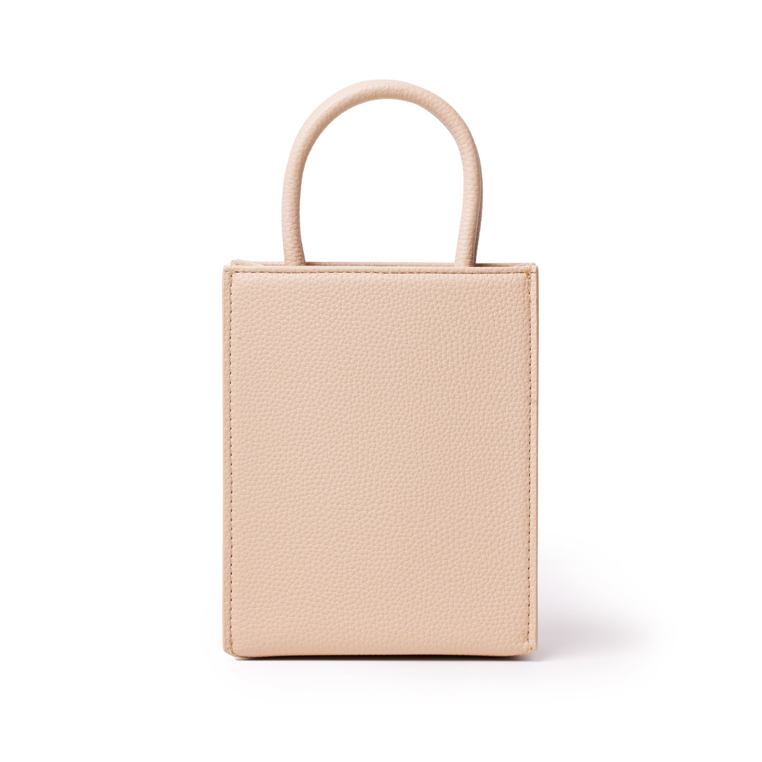 MINI PEBBLE TOTE - NUDE