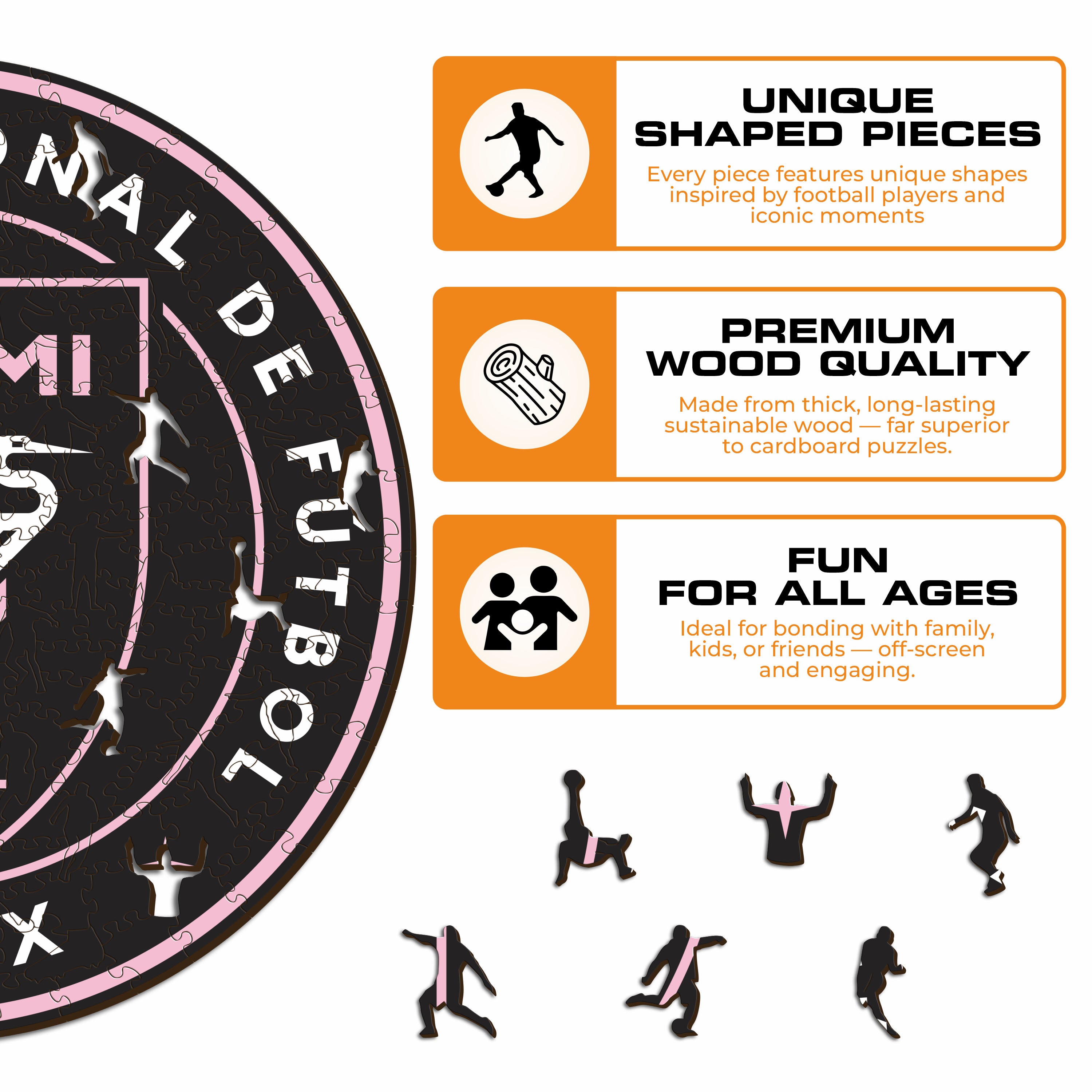 Inter Miami CF® Logo - Wooden Puzzle