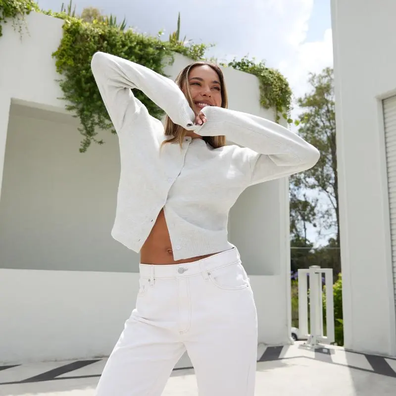 Cropped Cardigan Sweaters for Women