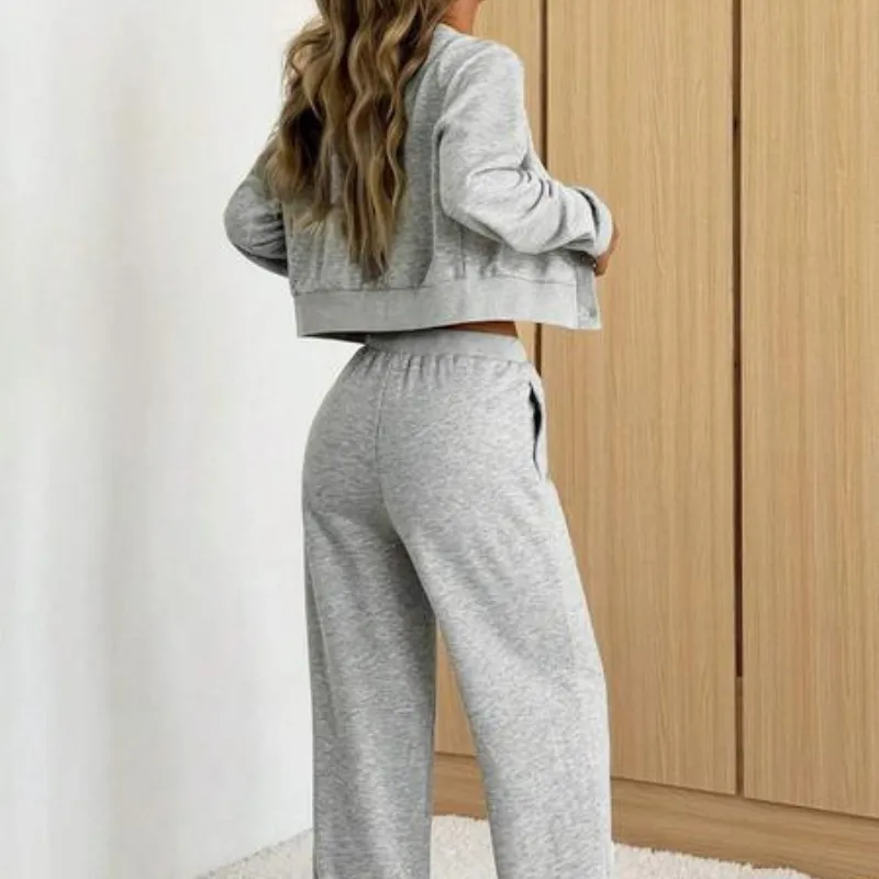 Women's Long Sleeve Jacket & Pants Set