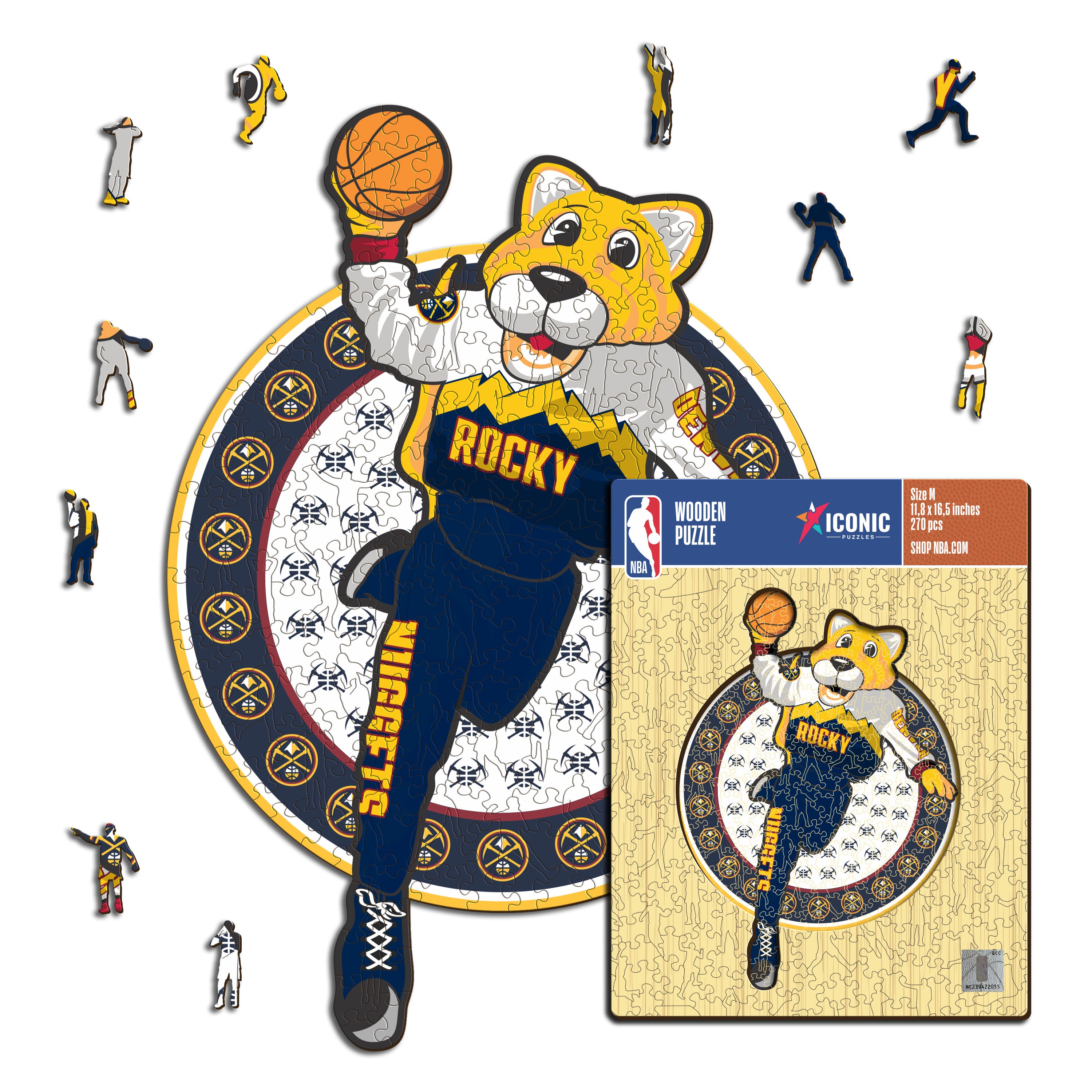 Denver Nuggets™ Mascot - Wooden Puzzle