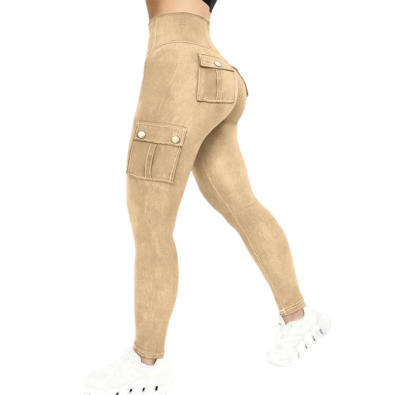 Women's Printed High-Waisted Skinny Pants