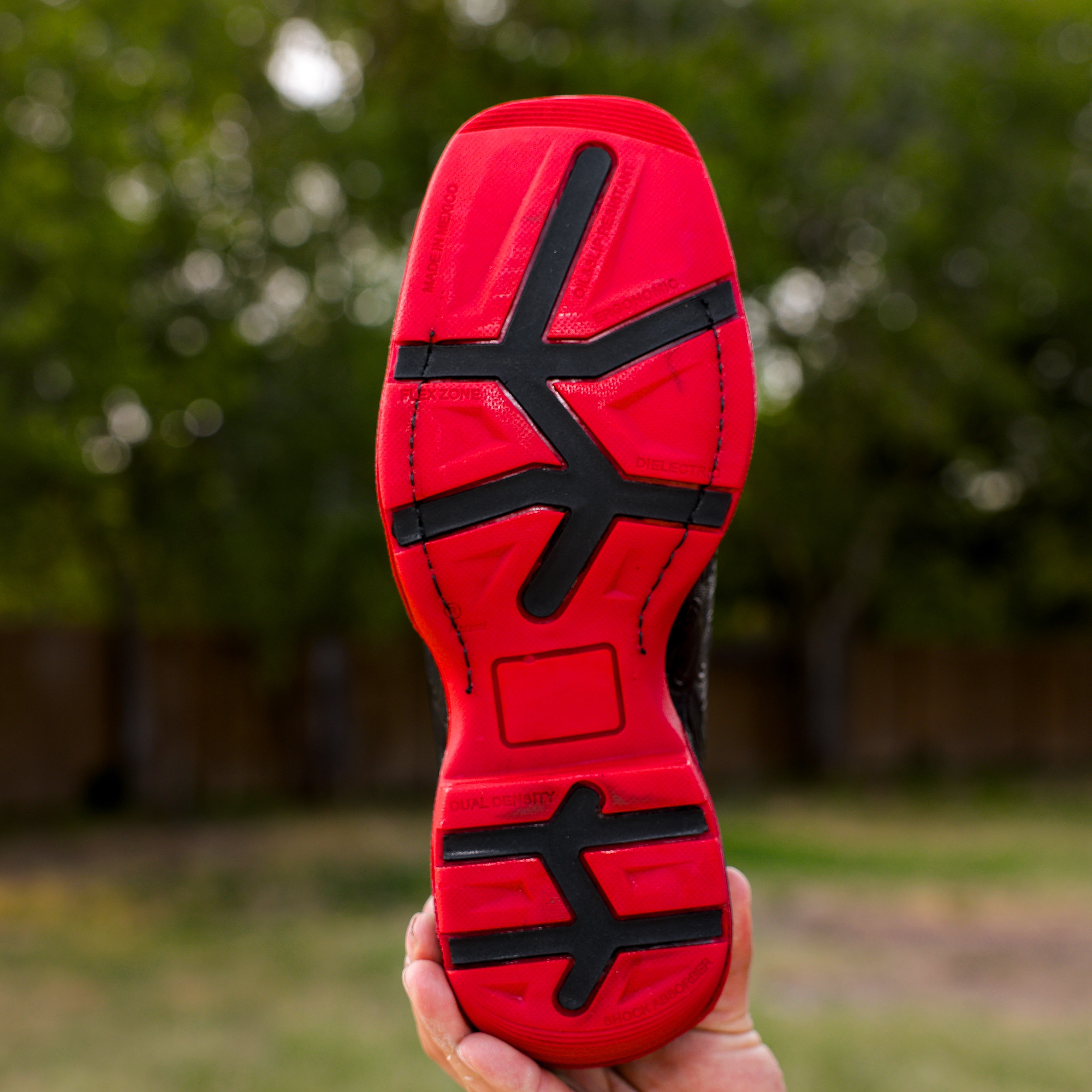 Black Hand-Tooled Leather Boots With 3D Lightweight Sole - Composite Toe