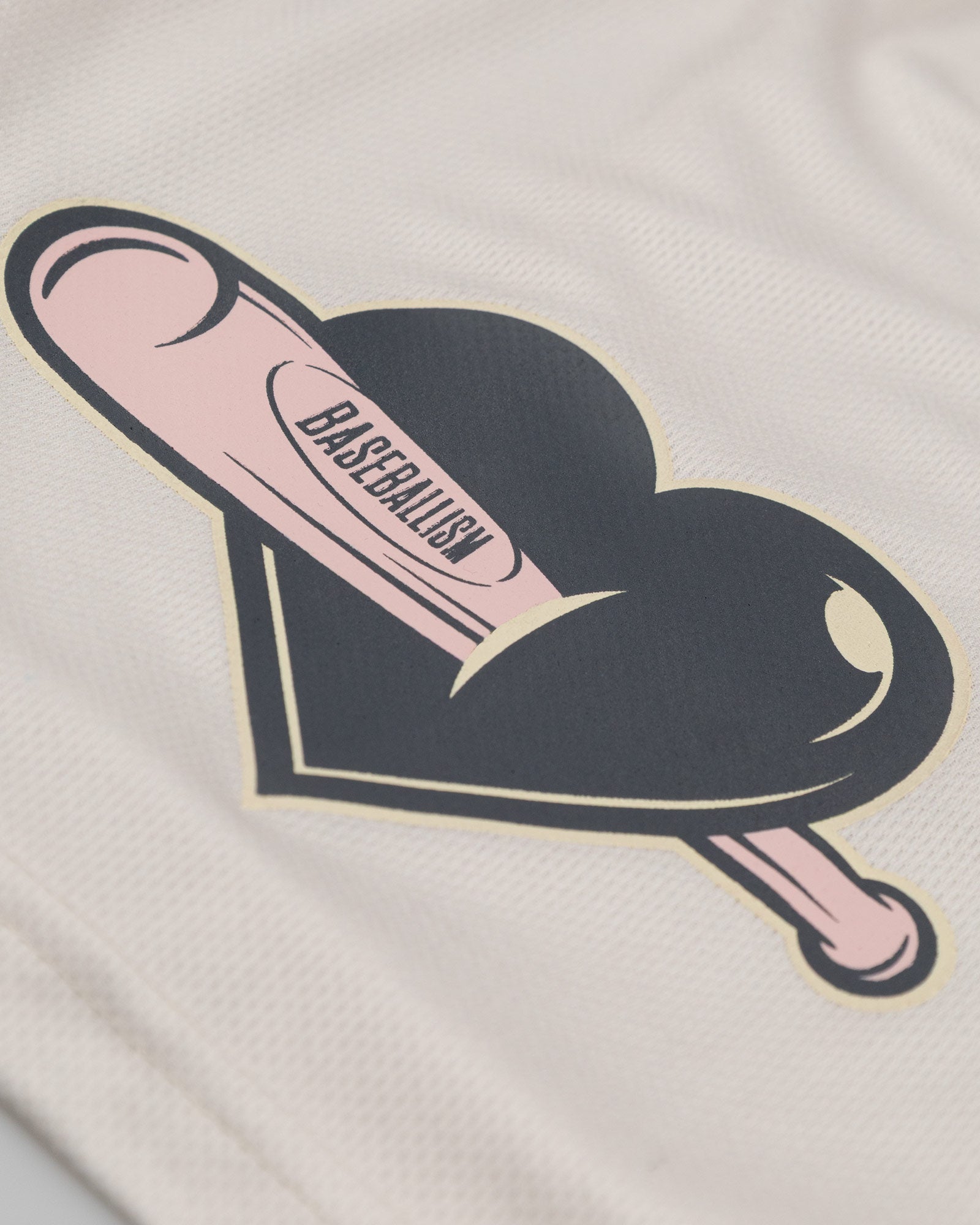 Heart Bat Diamond Air Mesh Shorts - Youth