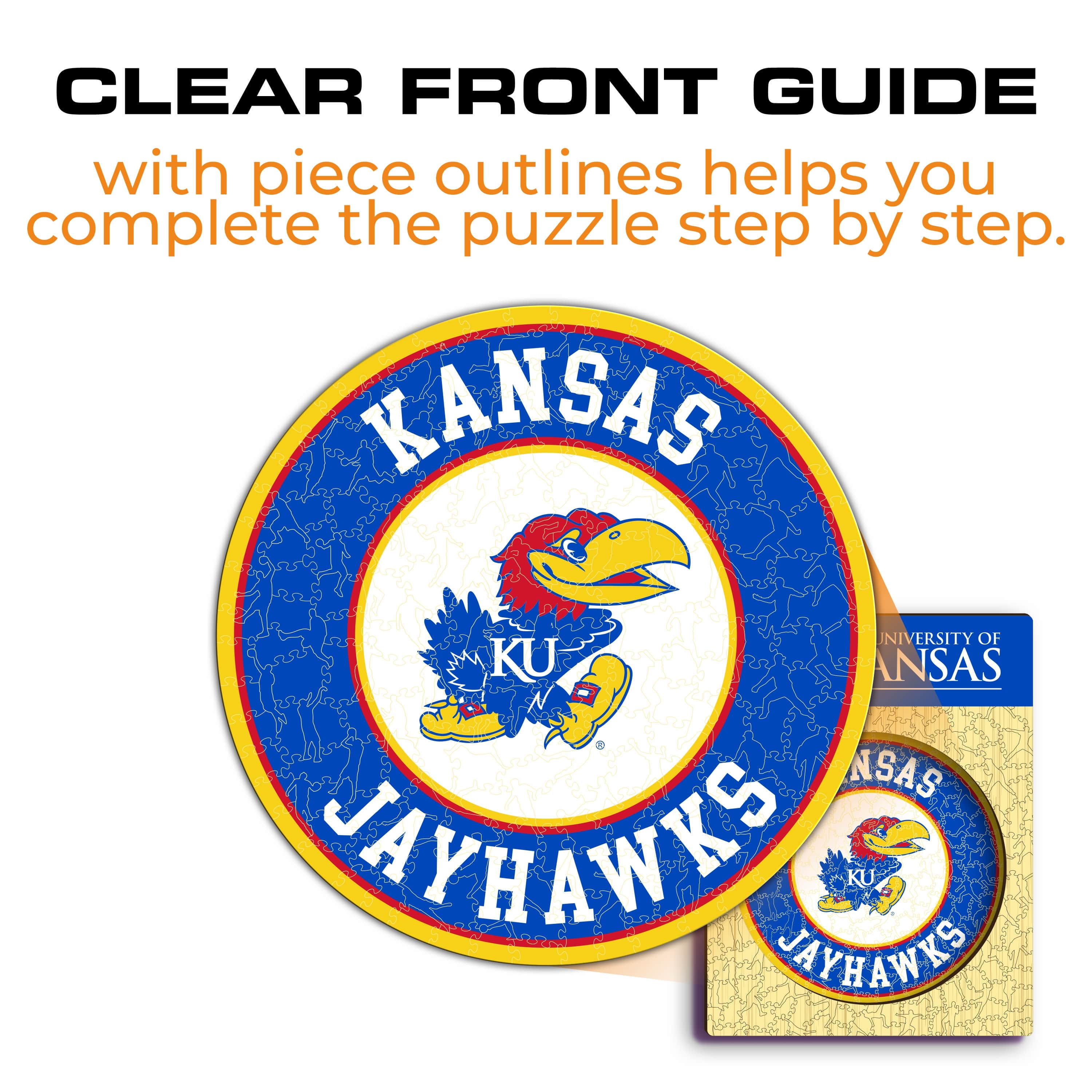 University of Kansas - Wooden Puzzle